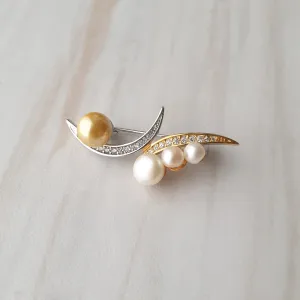 Phases of the Moon Brooch