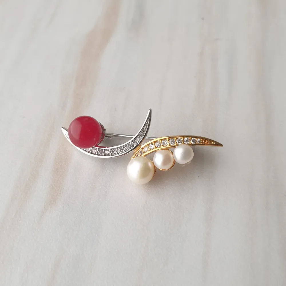 Phases of the Moon Brooch