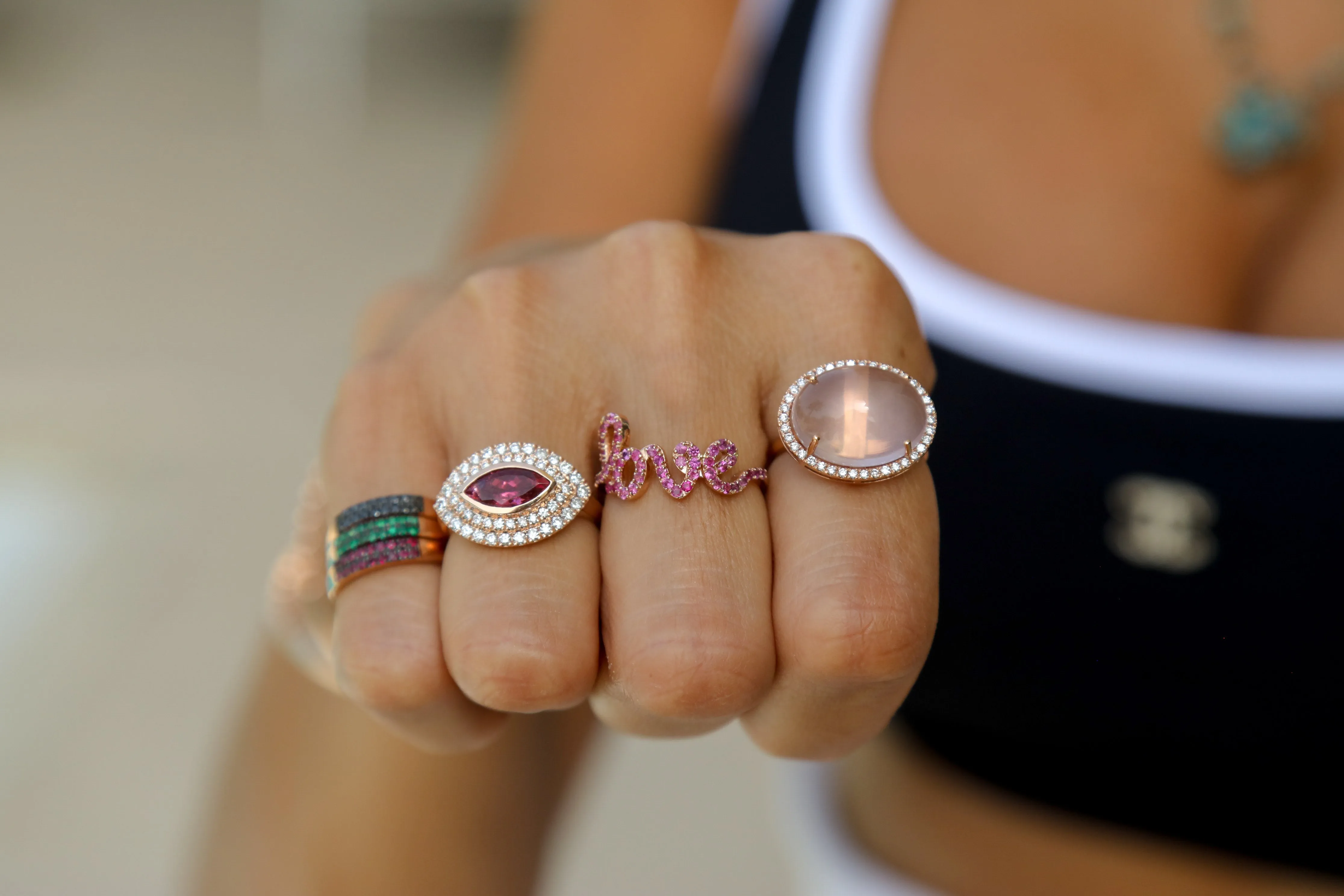 Pink Love Ring