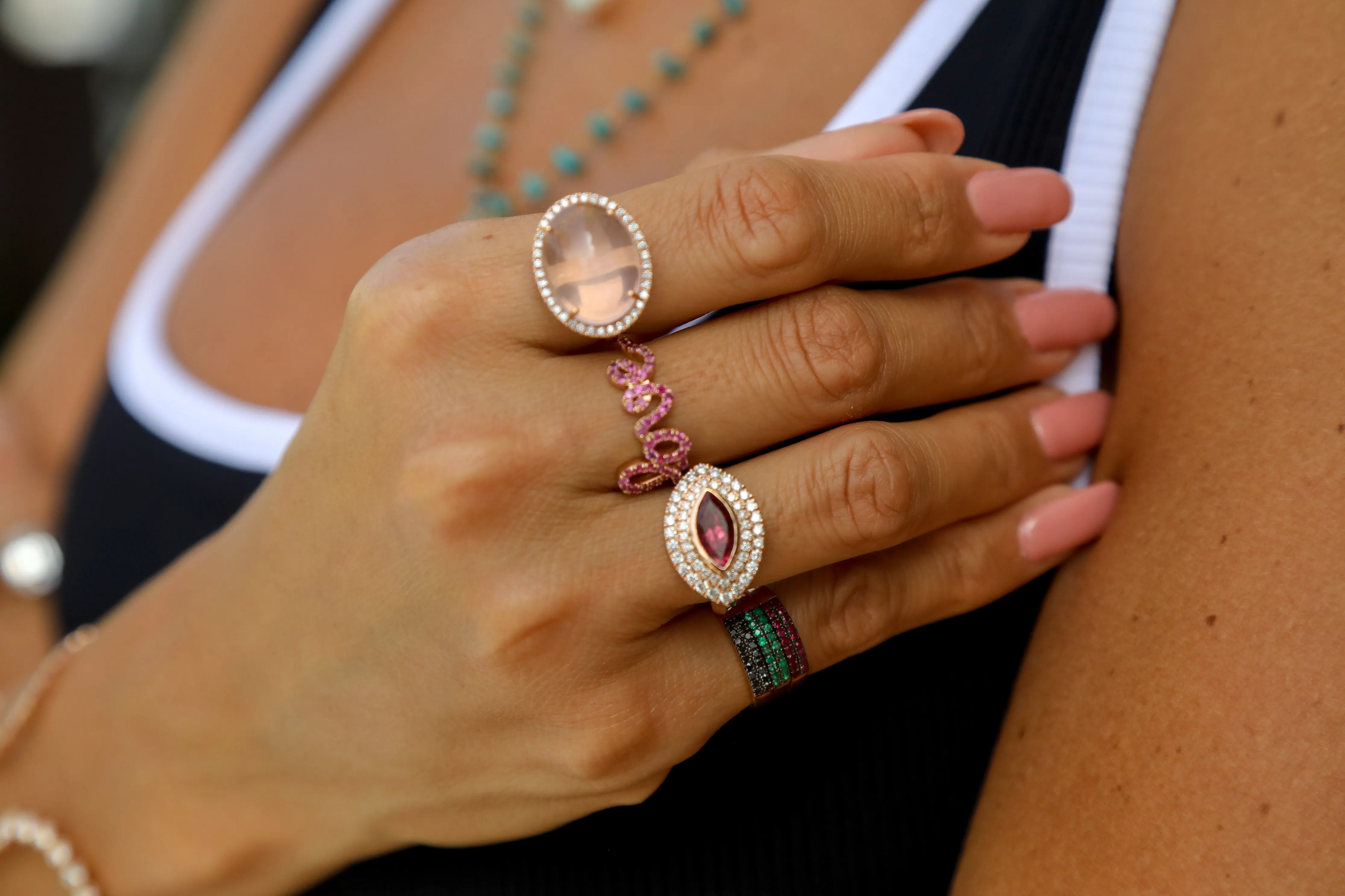 Pink Love Ring