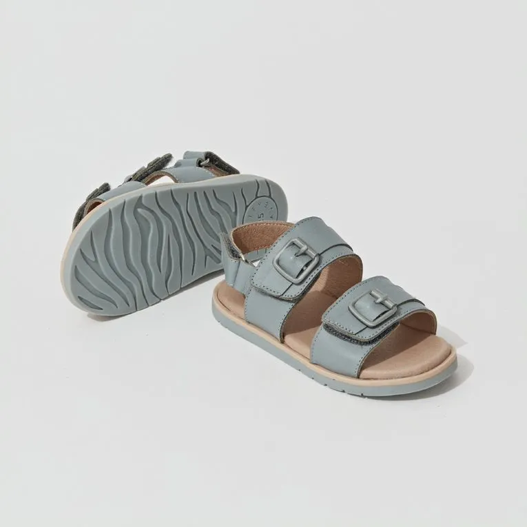 Pretty Brave Alex Leather Sandal Seaform Blue sizes 29-33
