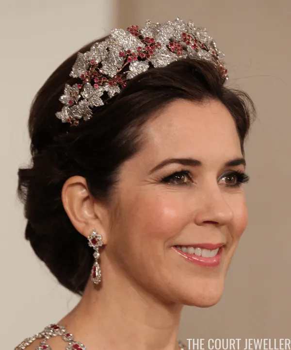 PRINCESS MARY Danish Ruby Bridal Tiara
