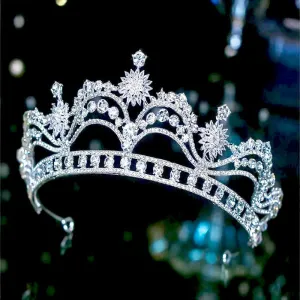 "Demetria" - Wedding Cubic Zirconia Tiara