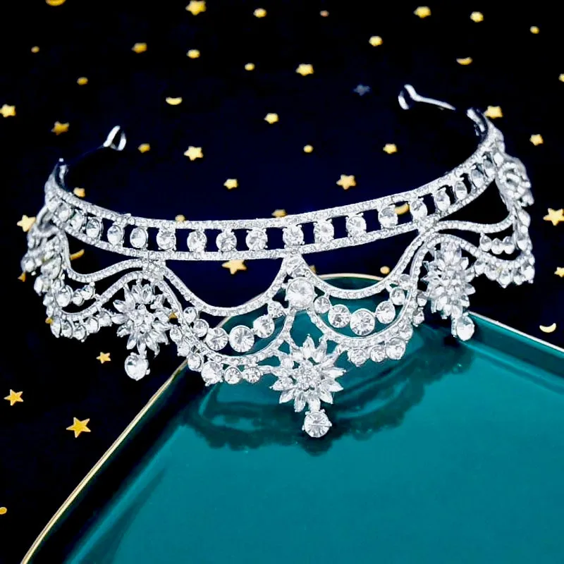 "Demetria" - Wedding Cubic Zirconia Tiara