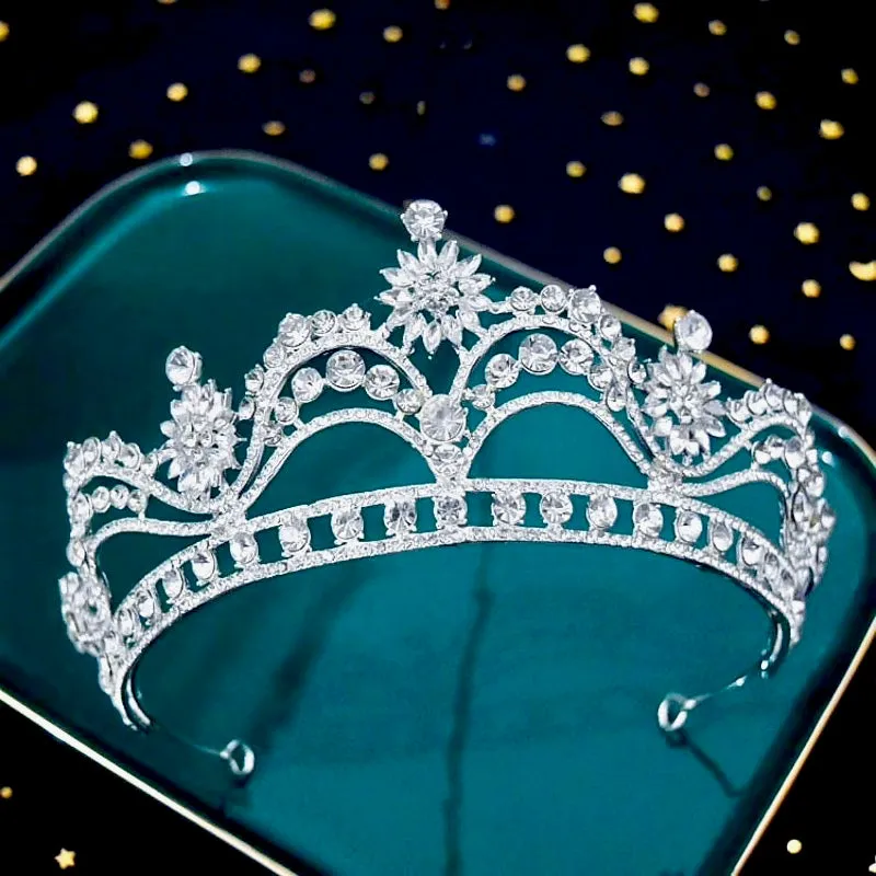 "Demetria" - Wedding Cubic Zirconia Tiara