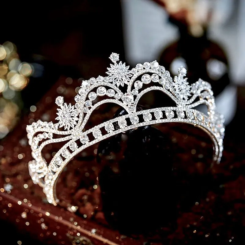 "Demetria" - Wedding Cubic Zirconia Tiara