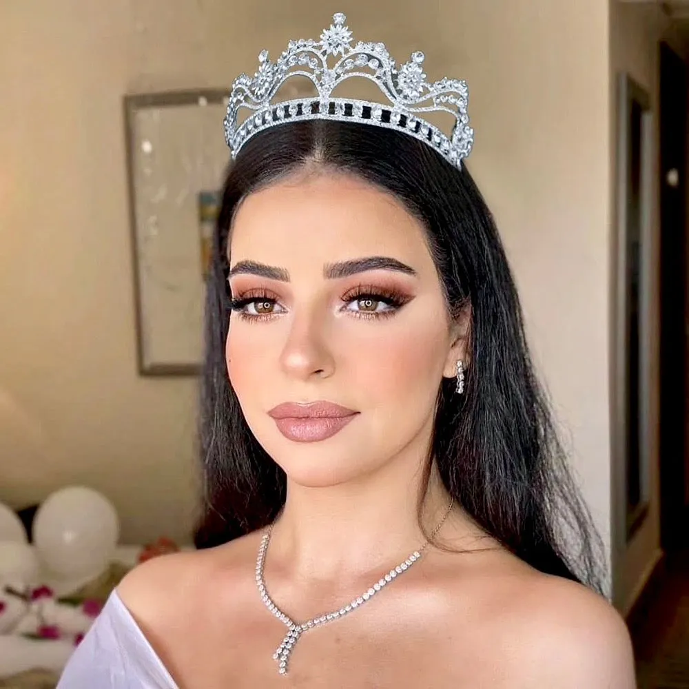 "Demetria" - Wedding Cubic Zirconia Tiara