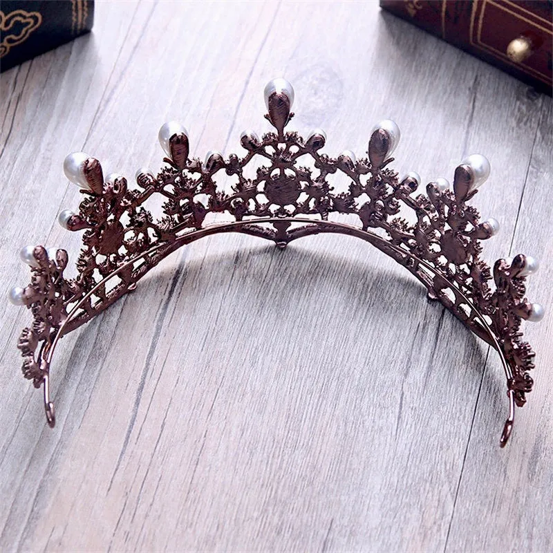 "Sadarah" - Baroque Vintage Bridal Tiara