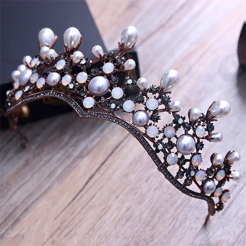 "Sadarah" - Baroque Vintage Bridal Tiara