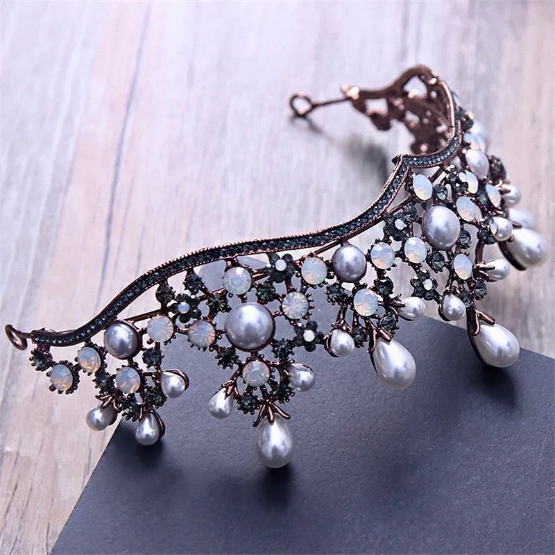 "Sadarah" - Baroque Vintage Bridal Tiara