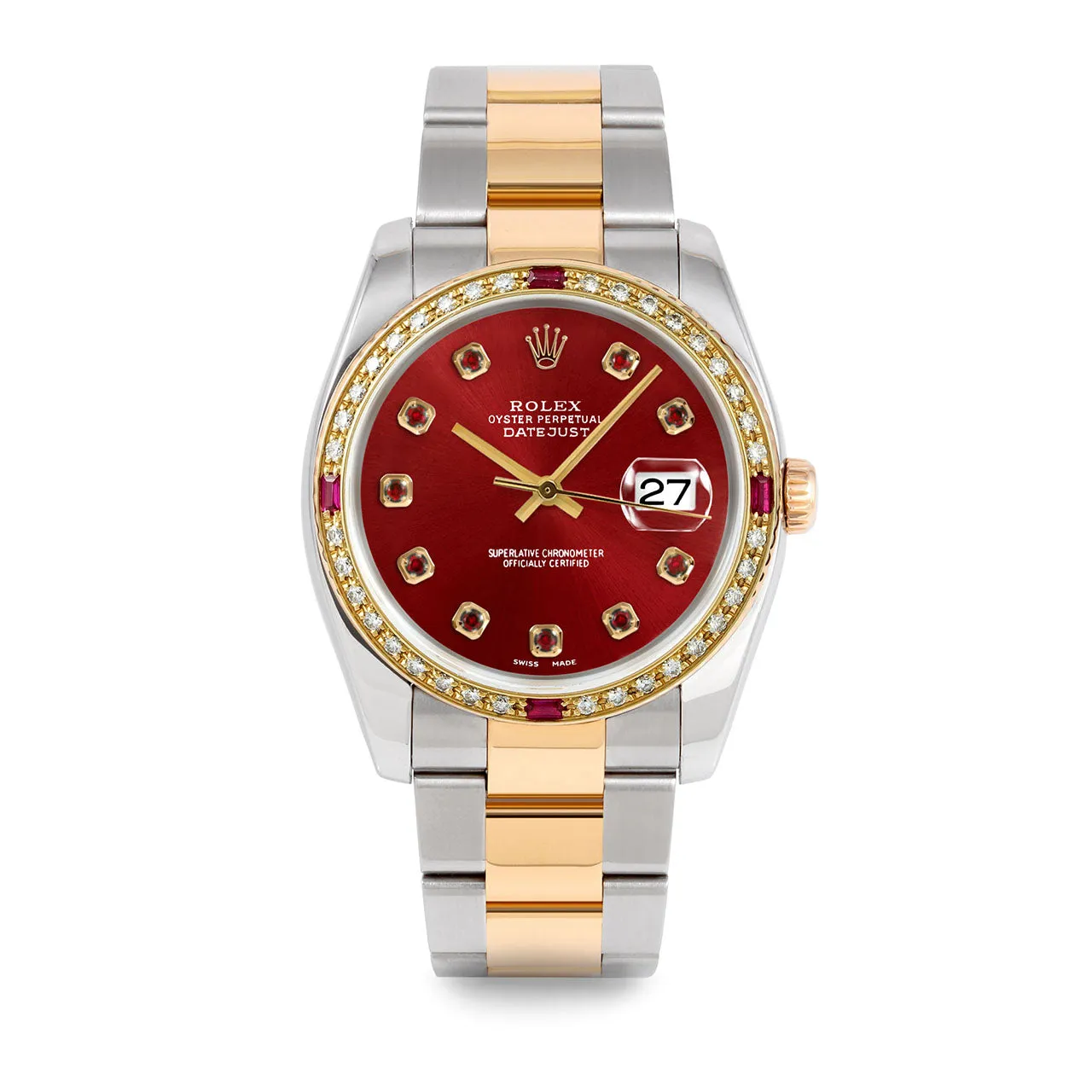 Rolex Datejust 36mm | 116233-RED-RBY-AM-4RBY-OYS