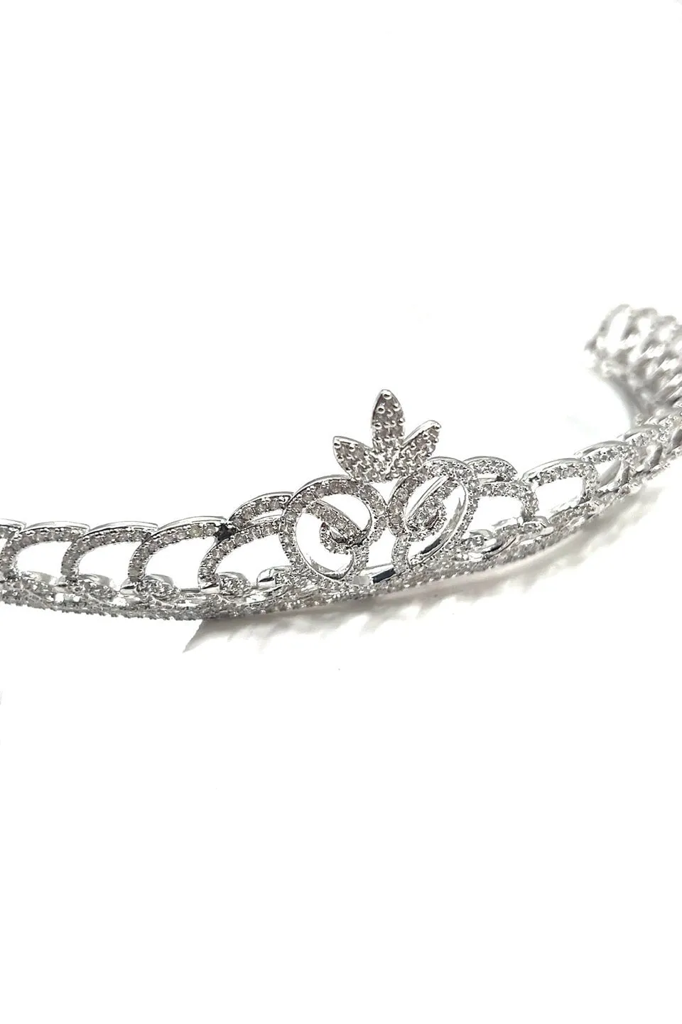 Rosé Crystal Tiara
