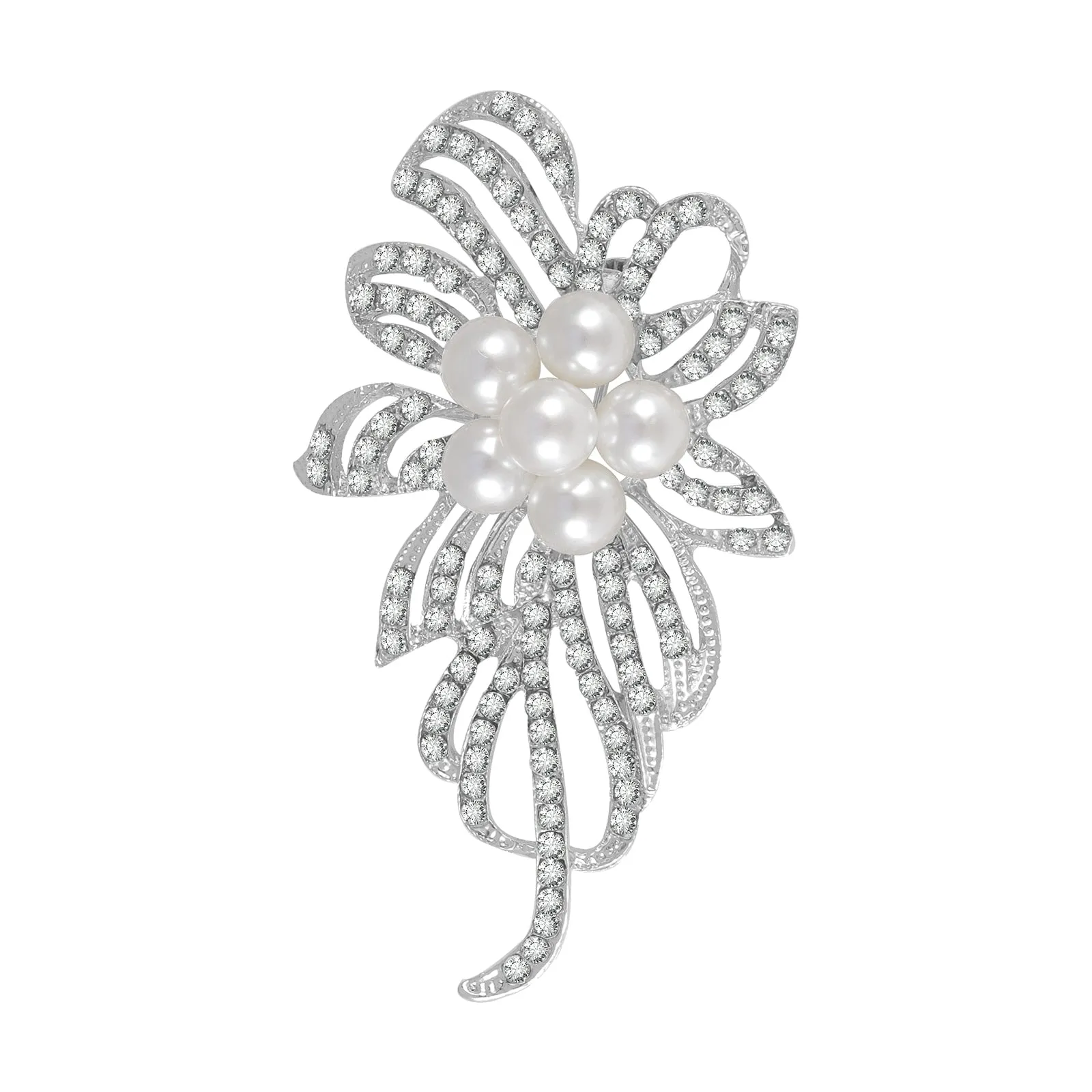 Royal Blue  Bouquey coat brooch