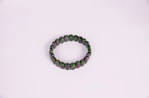 Ruby in Zoisite Flat Bracelet