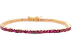 Ruby Tennis Bracelet.