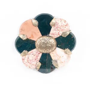 Scottish Agate Brooch Victorian