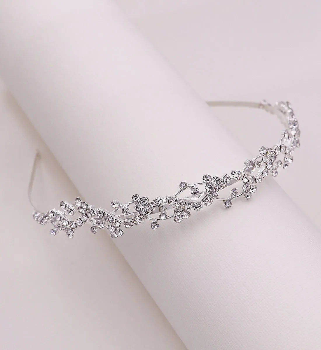Sophia Crystal Flower Girl Tiara