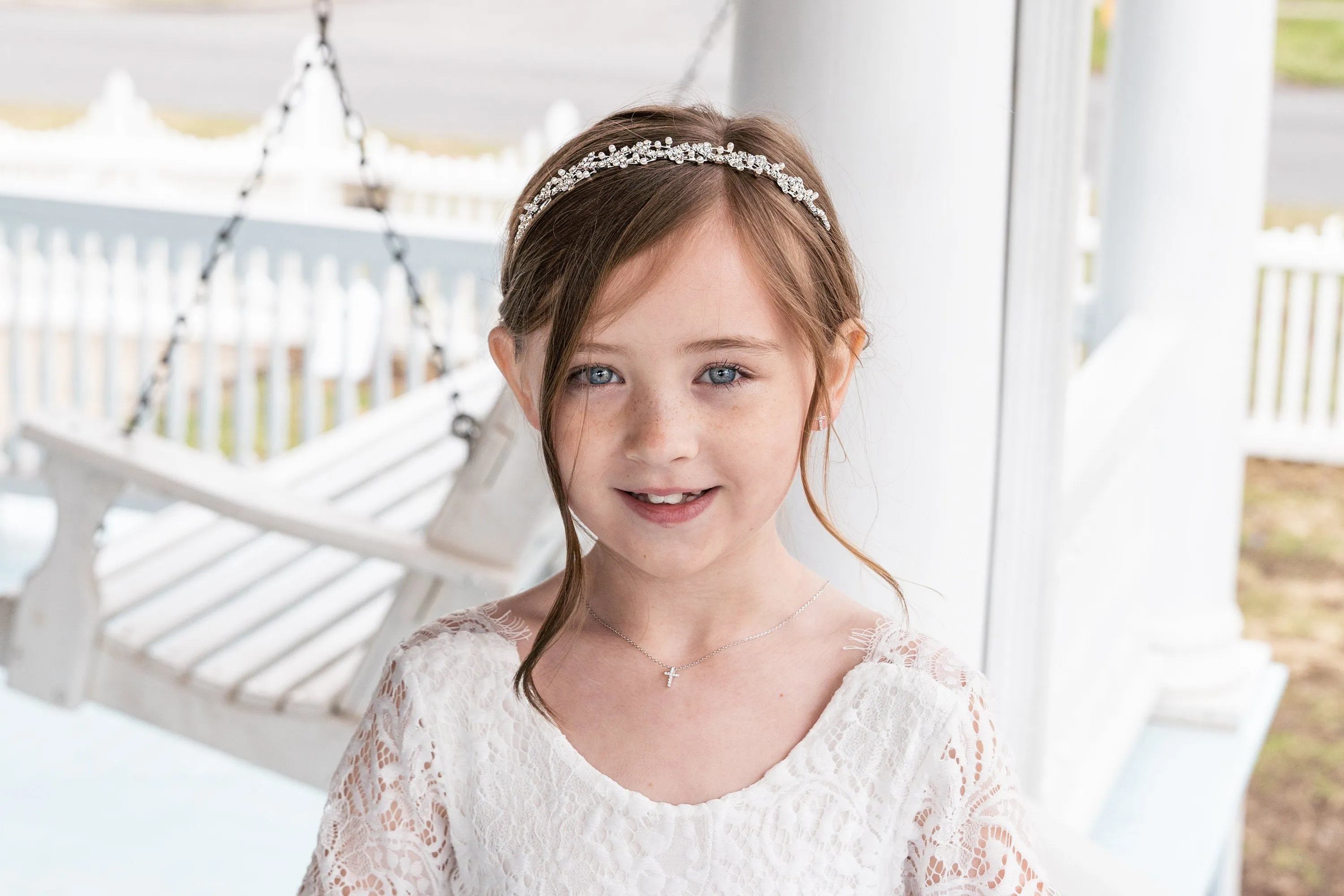 Sophia Crystal Flower Girl Tiara