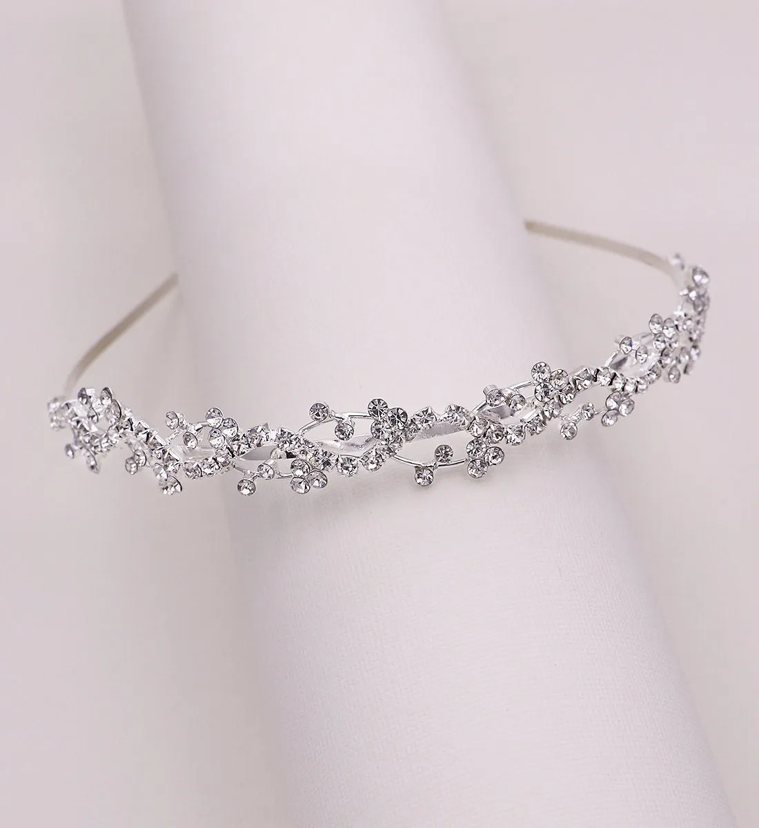 Sophia Crystal Flower Girl Tiara