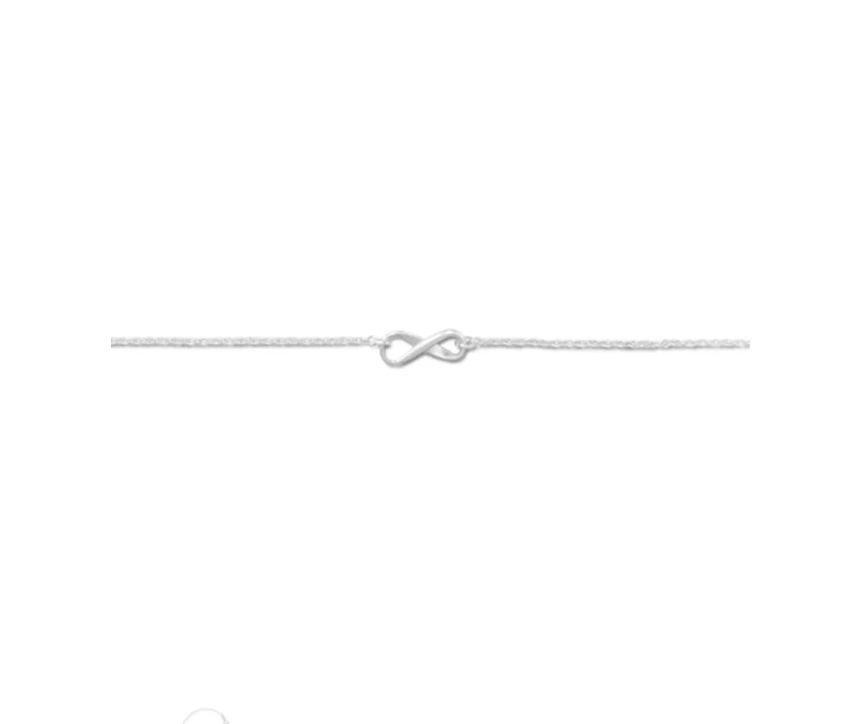 Sterling Silver Infinity Anklet