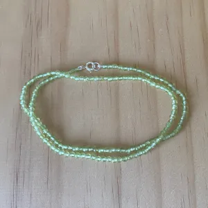 Sterling Silver Peridot Necklace