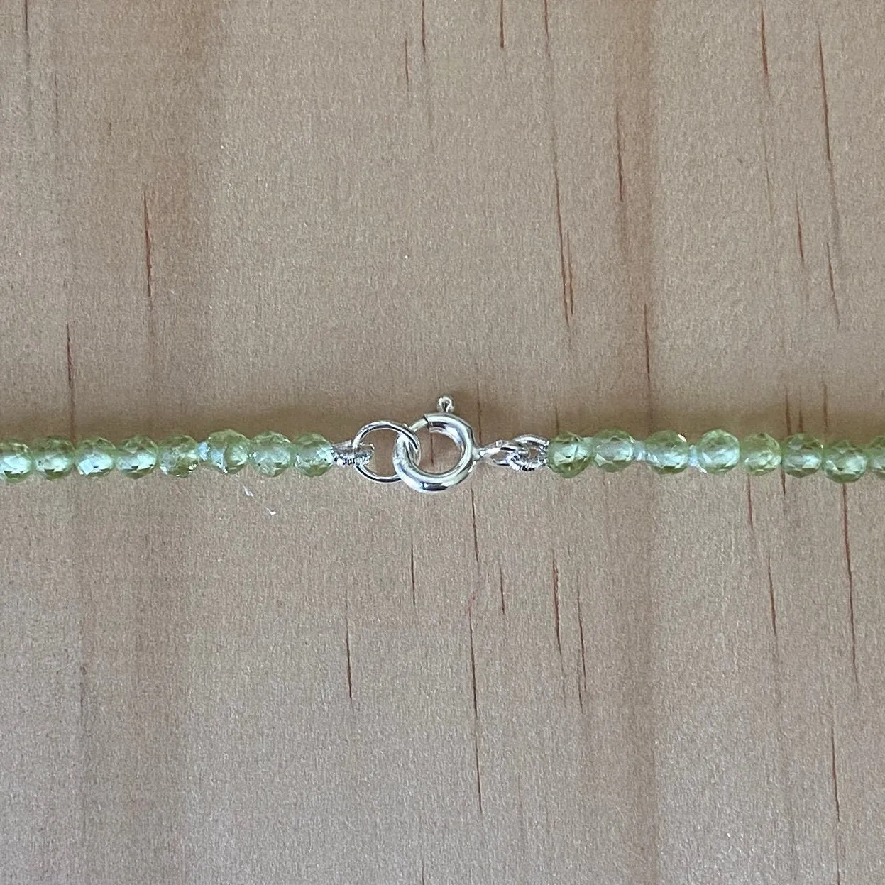 Sterling Silver Peridot Necklace