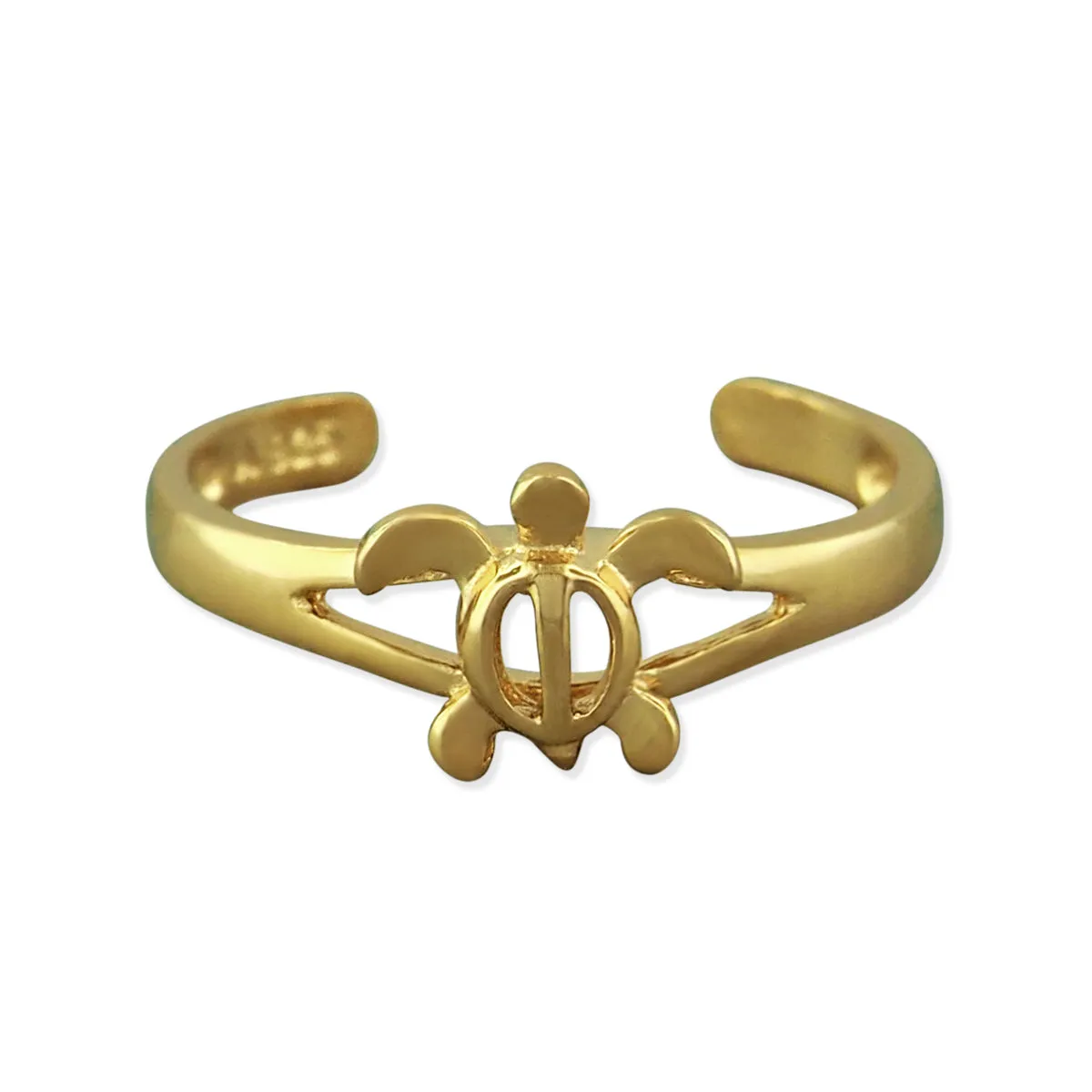Sterling Silver Turtle Toe Ring