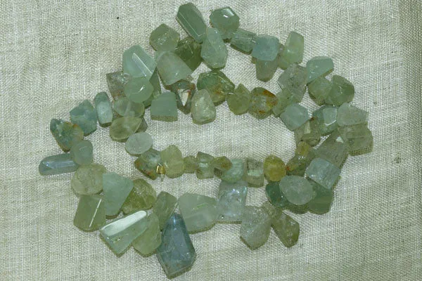 Strand of Aquamarine Gemstones