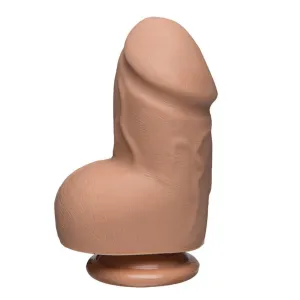 The D Firmskyn Fat D 6 Inch Dildo With Balls Vanilla