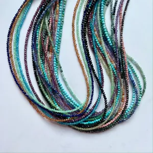 Tiny Gemstone Strand (Solid Color)