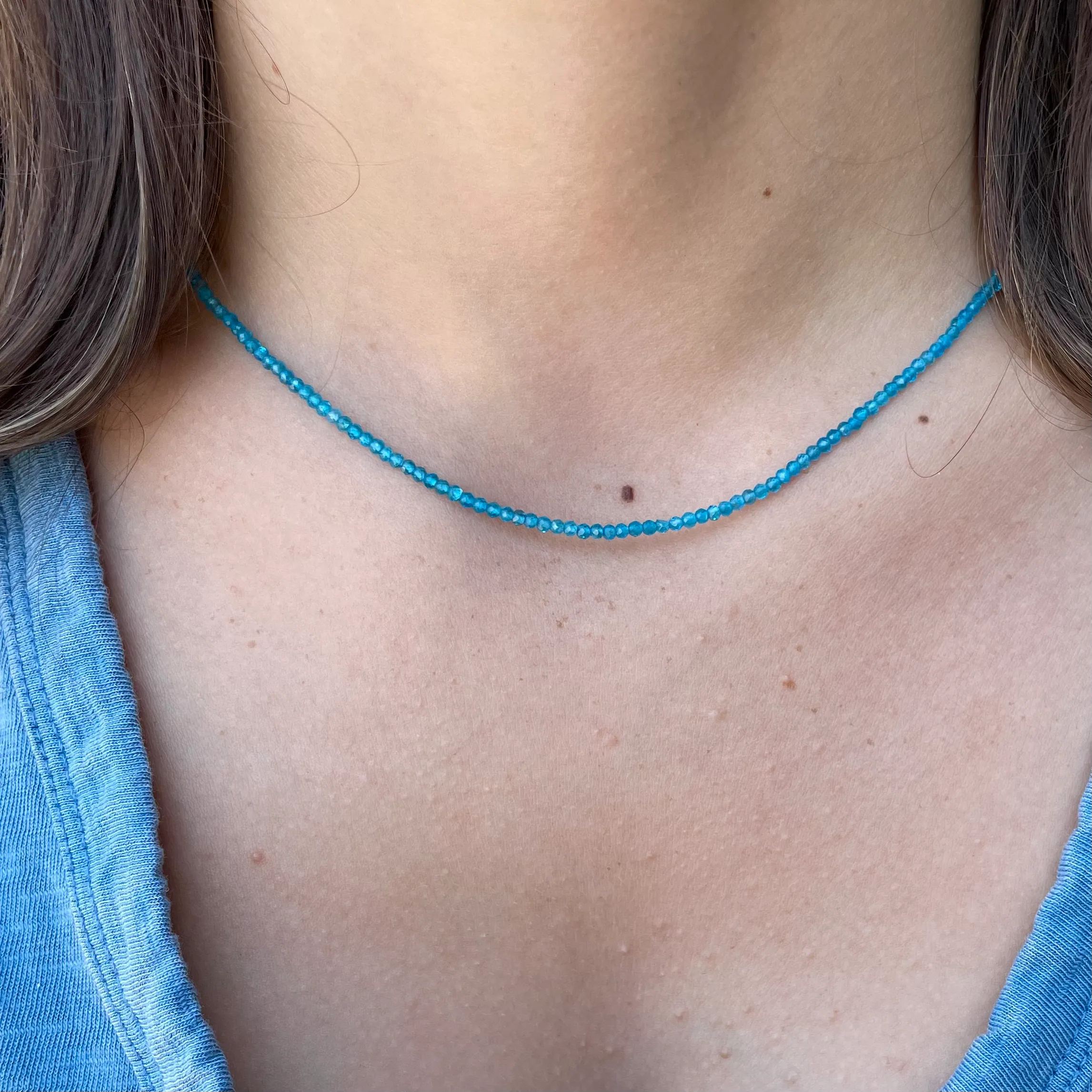 Tiny Gemstone Strand (Solid Color)