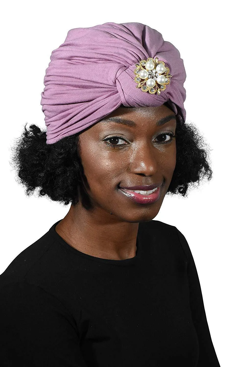 Turban with Gold Pearl Diamond