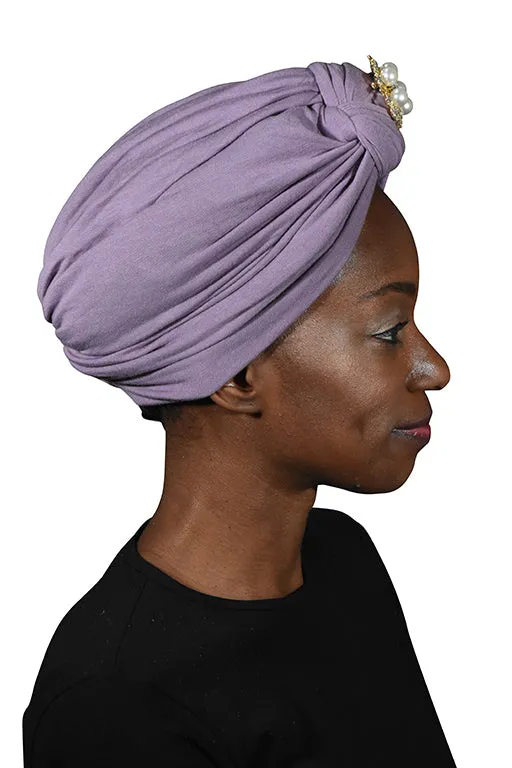 Turban with Gold Pearl Diamond