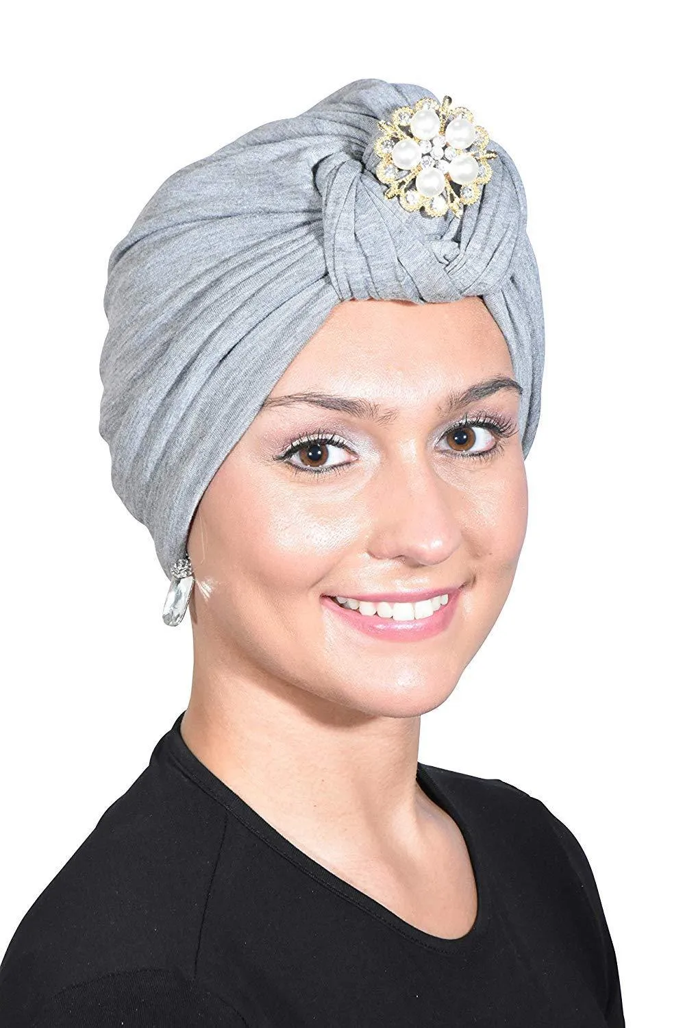 Turban with Gold Pearl Diamond