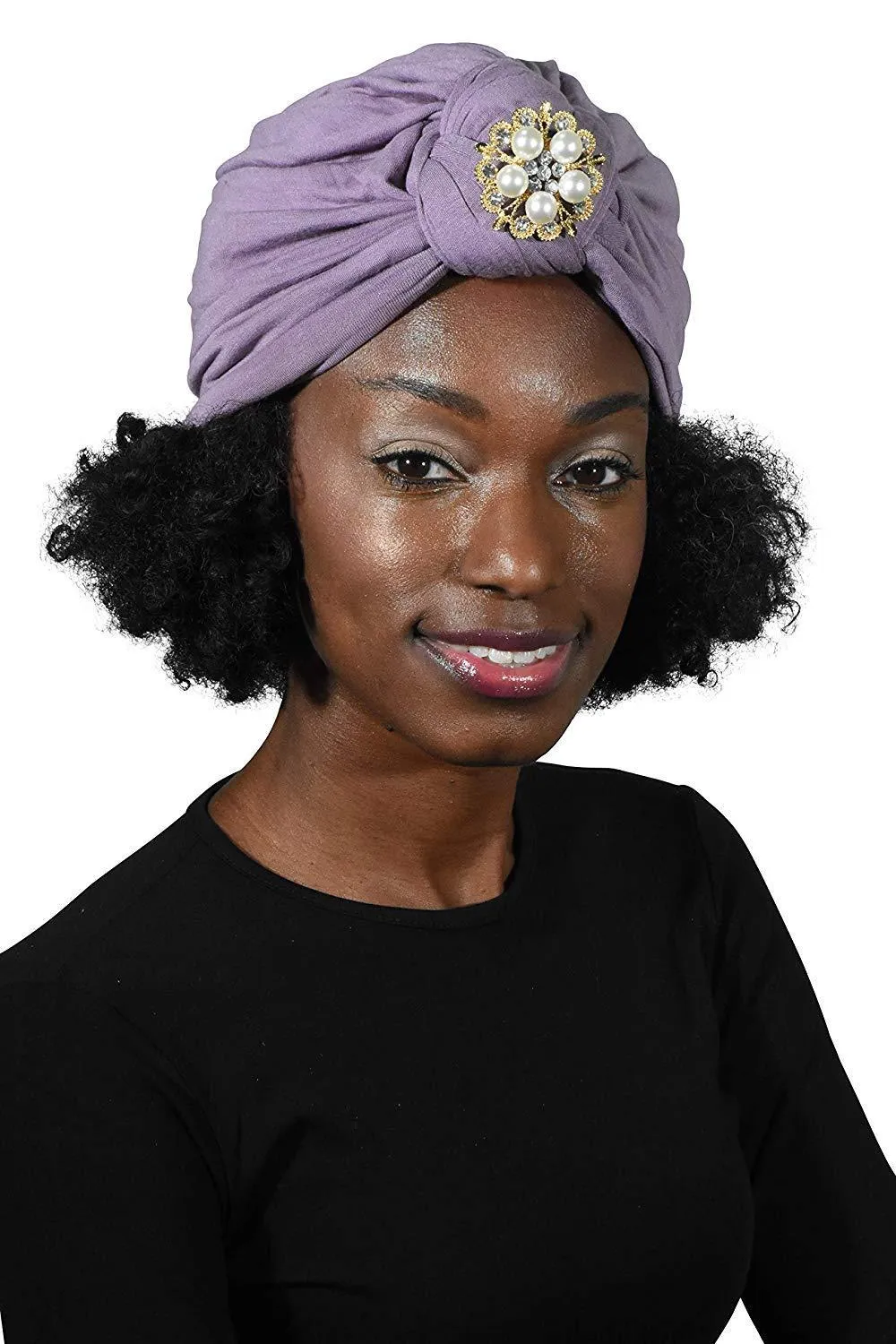 Turban with Gold Pearl Diamond