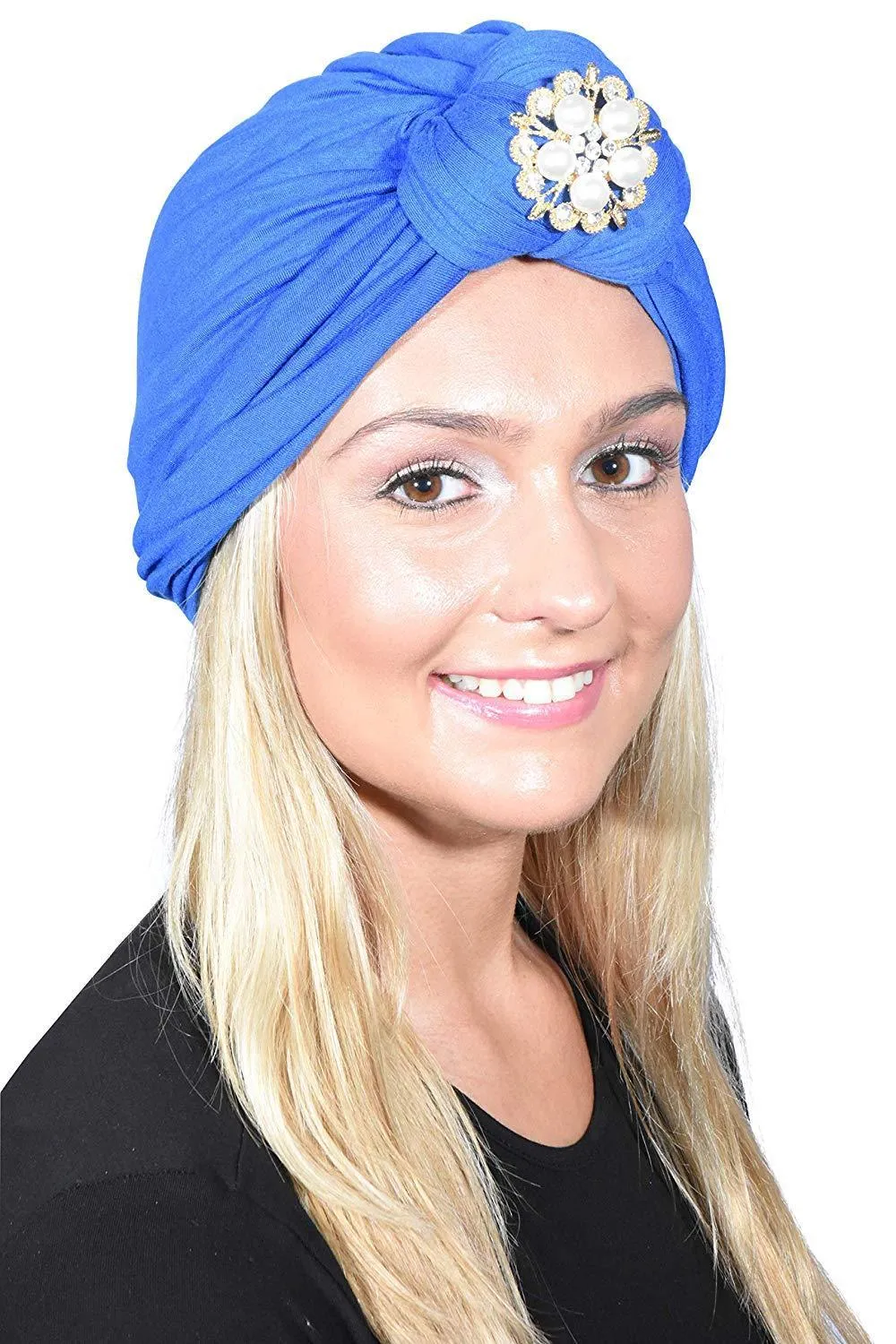 Turban with Gold Pearl Diamond